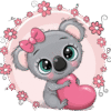 cute koala animal PSD FILE